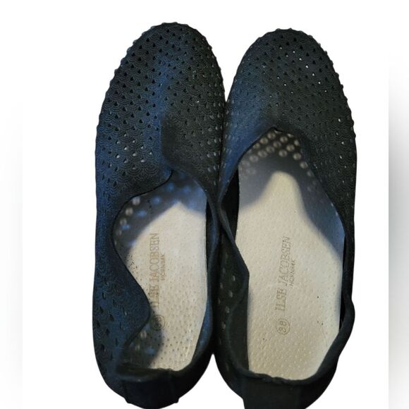 Ilse Jacobsen HORNBÆK Women's Tulip 3575 Flat Slip-On Low-Top Black EU 38, US 7. - Picture 8 of 14